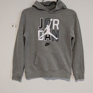 Nike Jordan Boys Grey Hoodie Size L